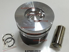 Поршень ДВС ISUZU 6HH1 24V 8-97600-242-0, 8-97600-242-1, (fire box=58mm). ALFIN/GAL. IZUMI